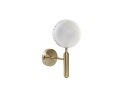 Φωτιστικό Τοίχου DKD Home Decor Κρυστάλλινο Χρυσό Μέταλλο 220 V 50 W (15 x 15 x 30 cm)