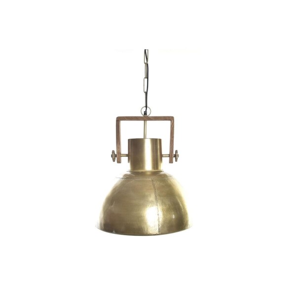 Φωτιστικό Οροφής DKD Home Decor Χρυσό Καφέ 220 V 50 W (40 x 40 x 50 cm)