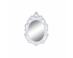 Τοίχο καθρέφτη DKD Home Decor MDF Λευκό (49 x 2 x 70 cm)