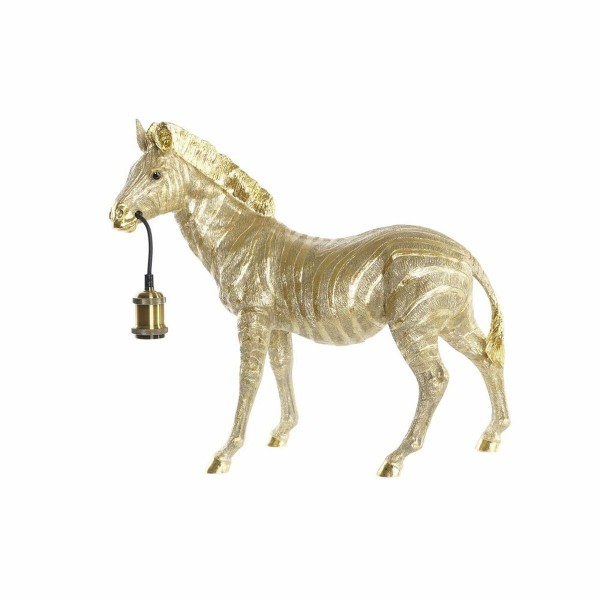 Επιτραπέζιο Φωτιστικό DKD Home Decor Ζέβρα Χρυσό 220 V 50 W Σύγχρονη (55 x 22 x 51 cm)