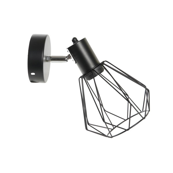 Φωτιστικό Τοίχου DKD Home Decor Μαύρο Μέταλλο 220 V 50 W (15 x 20 x 22 cm)