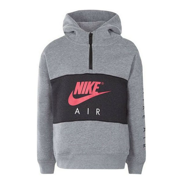 Παιδικό Φούτερ με Κουκούλα Nike 342S-GEH Γκρι