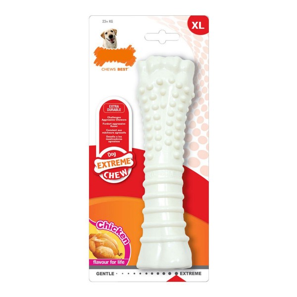 Μασητικό Οδοντοφυΐας Σκύλου Nylabone Dura Chew Textured Κοτόπουλο Nylon