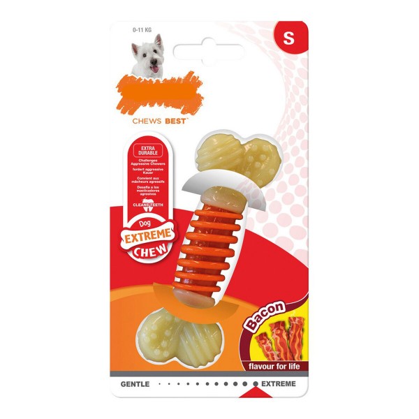 Μασητικό Οδοντοφυΐας Σκύλου Nylabone Extreme Chew Pro Action Bacon Μέγεθος S Nylon