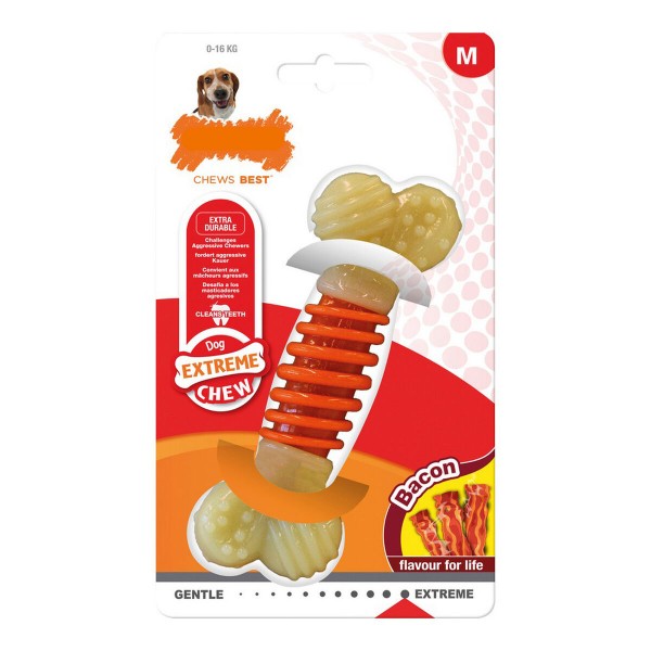 Μασητικό Οδοντοφυΐας Σκύλου Nylabone Extreme Chew Pro Action Bacon Μέγεθος M Nylon
