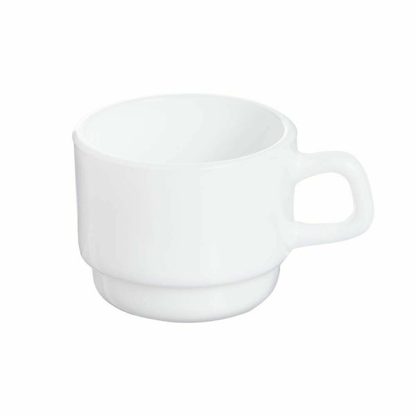 Σετ Κούπες Καφέ Arcoroc Restaurant 12 Μονάδες Λευκό Γυαλί (8 cl)