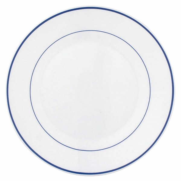 Σετ πιάτων Arcoroc Restaurant Δίχρωμα Γυαλί (Ø 23 cm) (6 uds)