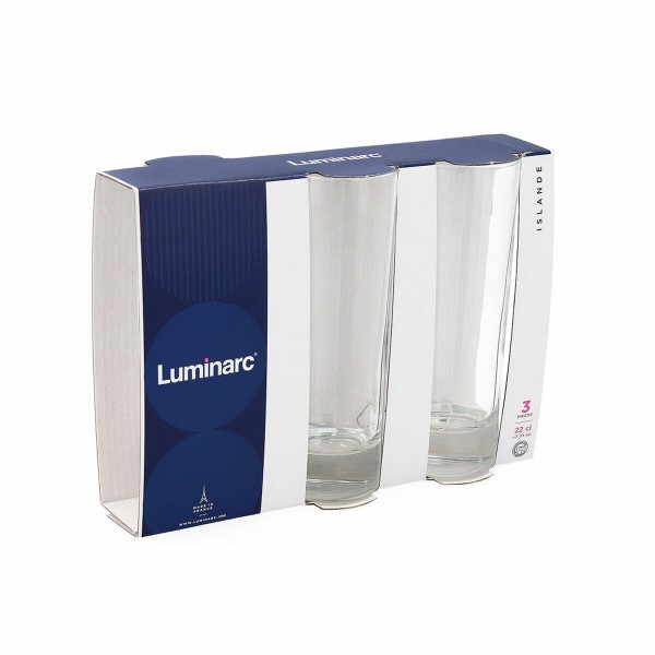 Ποτήρι Luminarc Islande Διαφανές Γυαλί 3 Μονάδες (22 cl)
