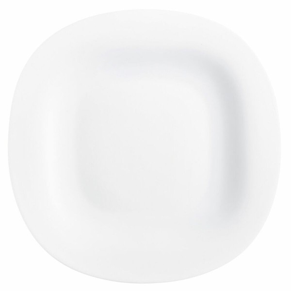 Flatplater Luminarc Carine Λευκό Γυαλί (Ø 26 cm)