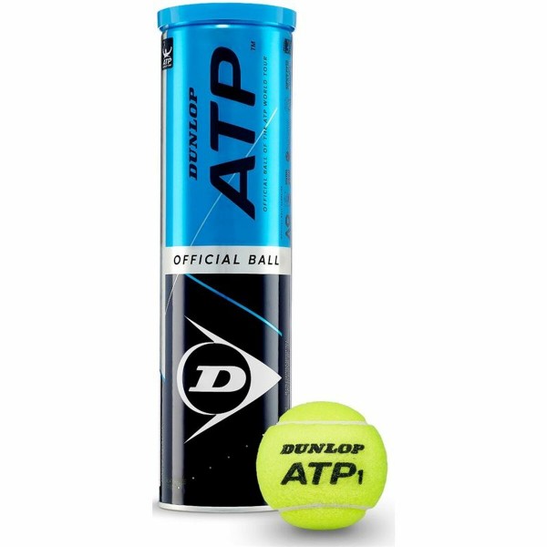 Mπαλακια Tεννις Dunlop ATP Official Κίτρινο Πολύχρωμο