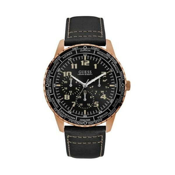Ανδρικά Ρολόγια Guess W1170G2 Μαύρο