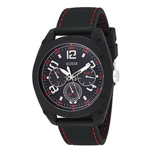 Ανδρικά Ρολόγια Guess W1256G1 Μαύρο