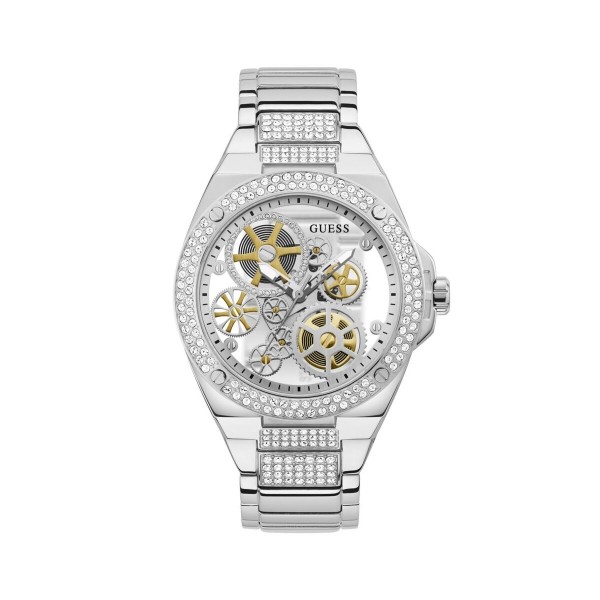 Ανδρικά Ρολόγια Guess GW0323G1 Ασημί