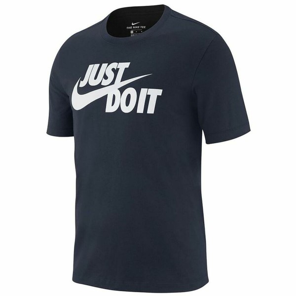 Ανδρική Μπλούζα με Κοντό Μανίκι Nike AR5006 451 Ναυτικό Μπλε