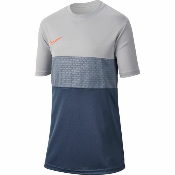 Παιδικό Μπλούζα με Κοντό Μανίκι Nike Dry Academy Σκούρο γκρίζο