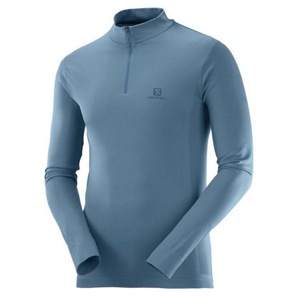 Ανδρική Μπλούζα με Κοντό Μανίκι Salomon Explore Seamless Half Zip