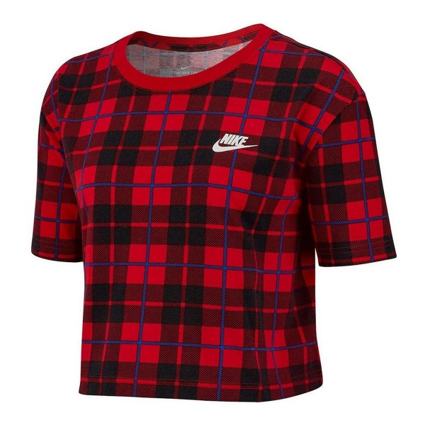Γυναικεία Μπλούζα με Κοντό Μανίκι Nike Futura Κόκκινο