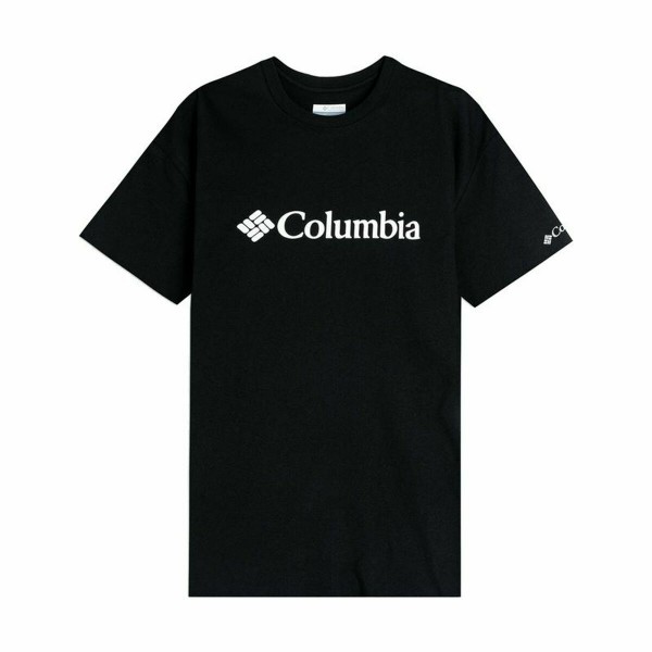 Ανδρική Μπλούζα με Κοντό Μανίκι Columbia Μαύρο