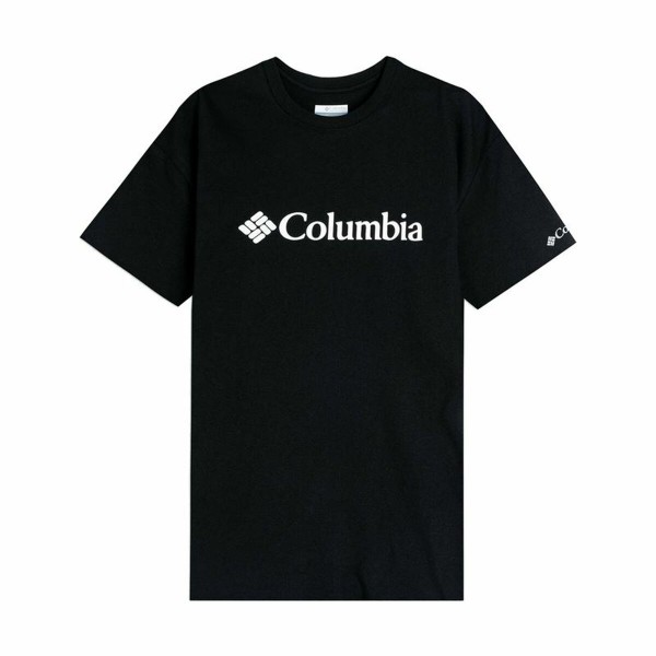 Ανδρική Μπλούζα με Κοντό Μανίκι Columbia CSC Basic Logo Μαύρο