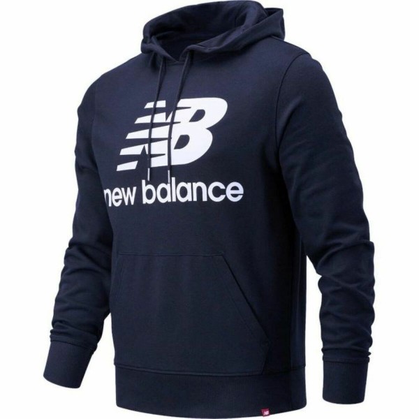 Ανδρικό Φούτερ με Κουκούλα New Balance MT91548 Ναυτικό Μπλε
