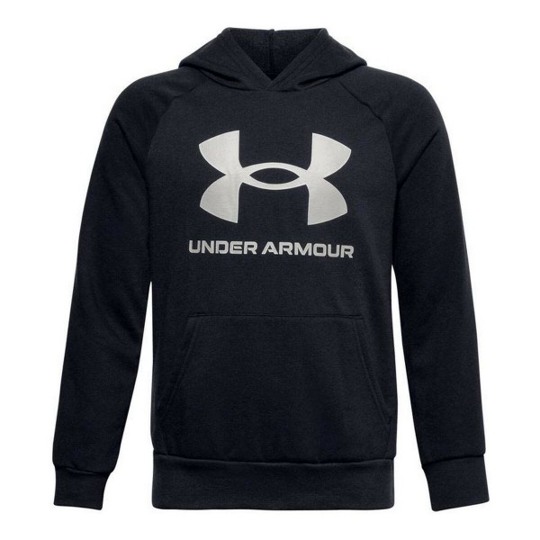 Παιδικό Φούτερ με Κουκούλα Under Armour Fleece Rival Big Logo Μαύρο