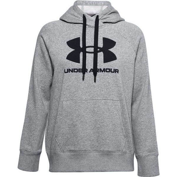 Γυναικείο Φούτερ με Κουκούλα Under Armour Rival Fleece Γκρι