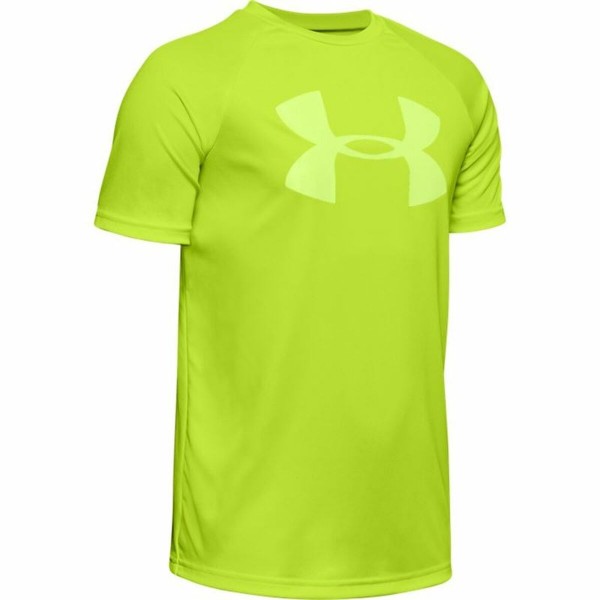 Παιδική Μπλούζα με Κοντό Μανίκι Under Armour Tech Big Logo Κίτρινο