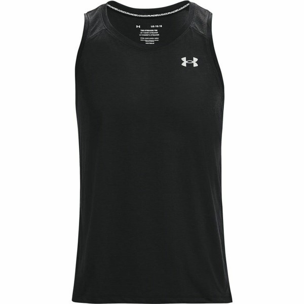 Αμάνικο Ανδρικό Mπλουζάκι Under Armour Streaker Μαύρο