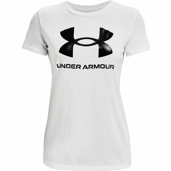 Γυναικεία Μπλούζα με Κοντό Μανίκι Under Armour Sportstyle Λευκό