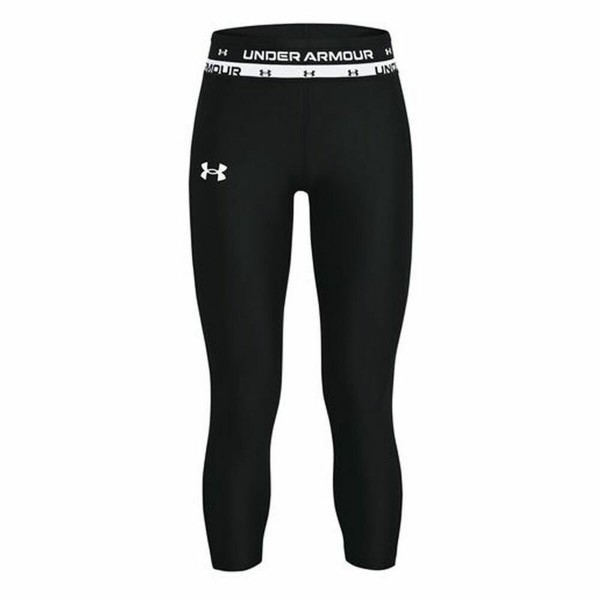 Αθλητικά Κολάν για Παιδιά Under Armour Heat Gear Ankle Crop Μαύρο