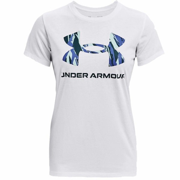 Γυναικεία Μπλούζα με Κοντό Μανίκι Under Armour Graphic Λευκό