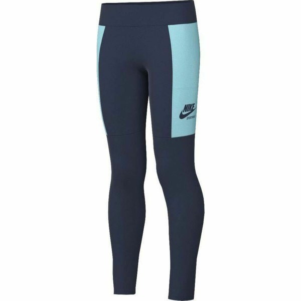 Αθλητικά Κολάν για Παιδιά Nike Sportswear Heritage Blue Μπλε