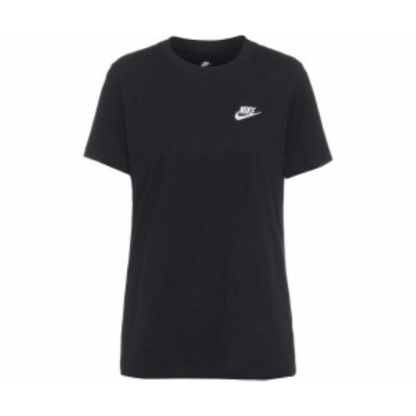 Γυναικεία Μπλούζα με Κοντό Μανίκι Nike 010 Μαύρο