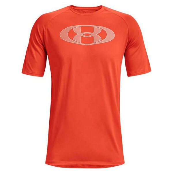 Ανδρική Μπλούζα με Κοντό Μανίκι Under Armour Tech 2.0 Πορτοκαλί