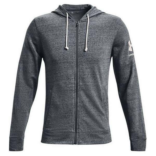 Ανδρικό Aθλητικό Mπουφάν Under Armour Terry Μαύρο Σκούρο γκρίζο