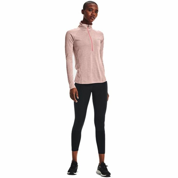 Γυναικεία Μπλούζα με Κοντό Μανίκι Under Armour  Tech 1/2 Zip Ροζ