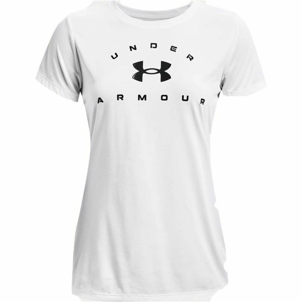 Γυναικεία Μπλούζα με Κοντό Μανίκι Under Armour Tech Solid Λευκό