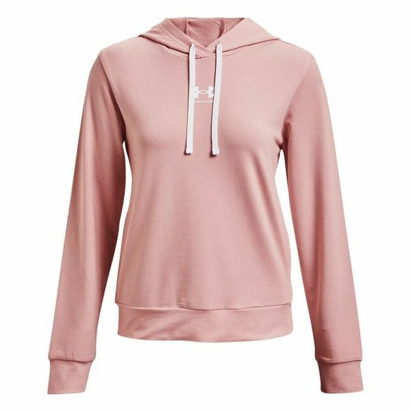 Γυναικείο Φούτερ με Κουκούλα Under Armour Rival Terry Ροζ