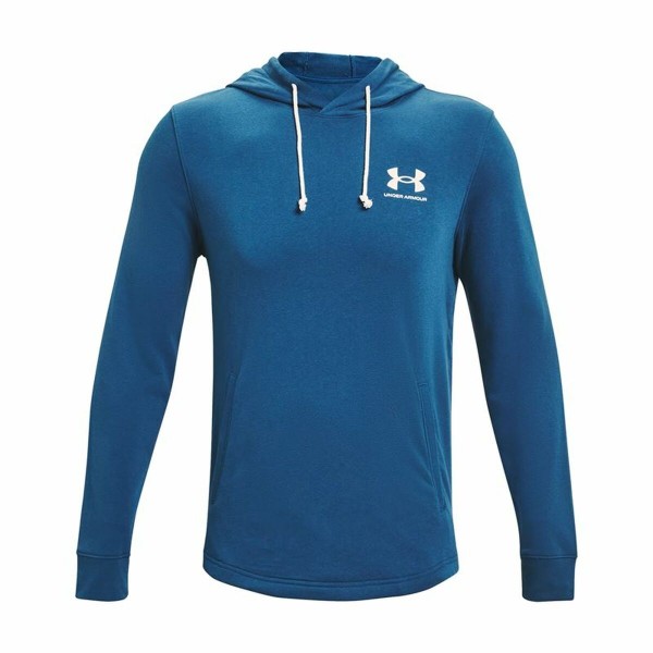 Ανδρικό Φούτερ με Κουκούλα Under Armour Rival Terry Μπλε