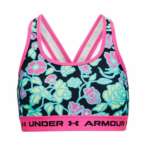 Αθλητικό σουτιέν Under Armour  Crossback Mid Μαύρο