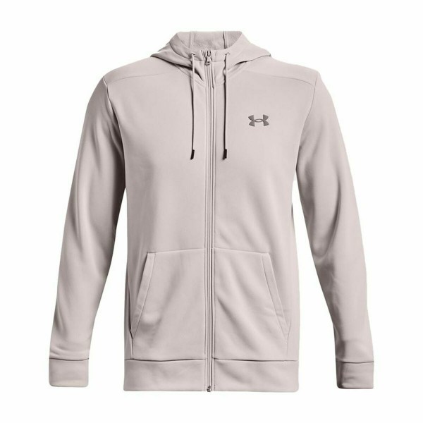Ανδρικό Aθλητικό Mπουφάν Under Armour Rival Ανοιχτό Γκρι Με κουκούλα