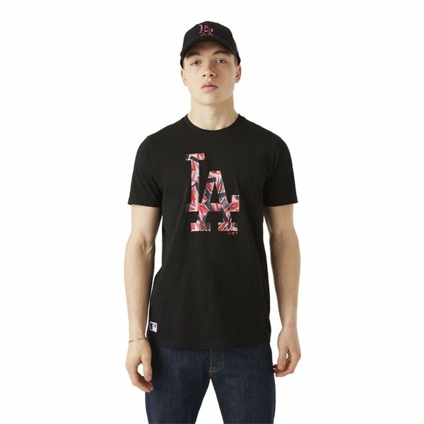 Ανδρική Μπλούζα με Κοντό Μανίκι New Era LA Dodgers MLB Μαύρο