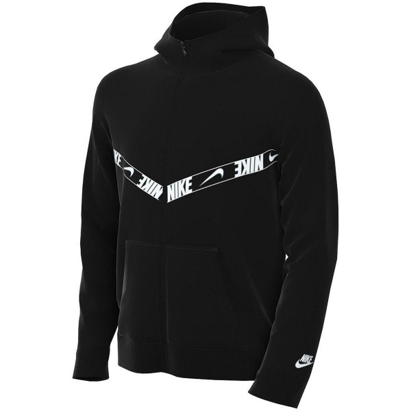 Παιδικό Φούτερ με Κουκούλα  REPEAT PK FZ HOODIE  Nike DQ5100 010 Μαύρο