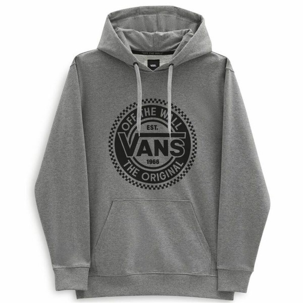 Ανδρικό Φούτερ με Κουκούλα Vans Big Chest Lock Up Ανοιχτό Γκρι