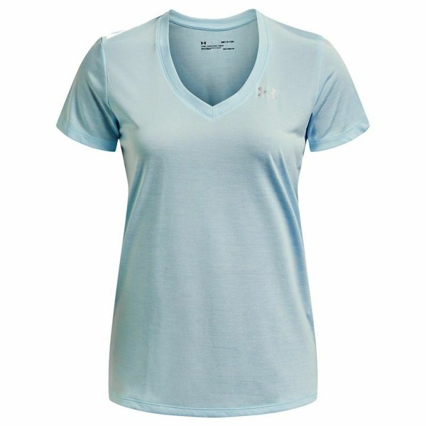 Γυναικεία Μπλούζα με Κοντό Μανίκι Under Armour Tech Twist Ανοιχτό Μπλε