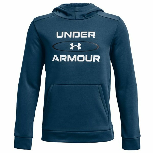 Παιδικό Φούτερ με Κουκούλα Under Armour Fleece Graphic Μπλε