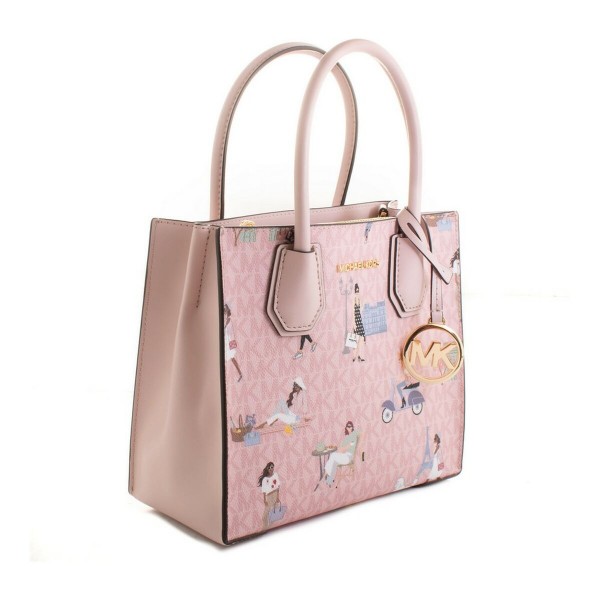 Γυναικεία Τσάντα Michael Kors 35S2G5CM2V-DK-PWBLSH-ML Ροζ 22 x 19 x 9 cm