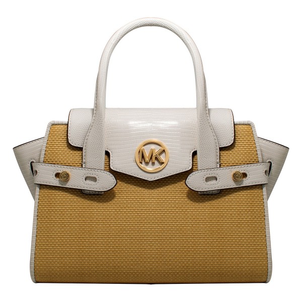 Γυναικεία Τσάντα Michael Kors 35T2GNMS8W-OPTIC-WHITE Λευκό 28 x 22 x 11 cm