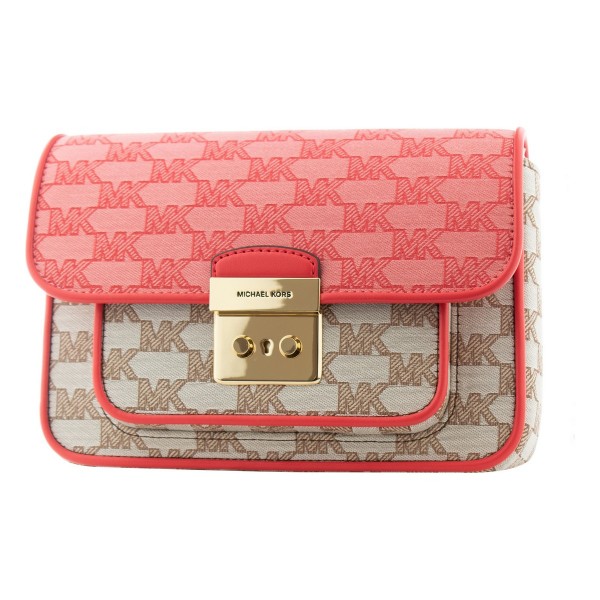 Γυναικεία Τσάντα Michael Kors 35T2GS9M2J-GRAPFRUT-MLT Ροζ 22 x 18 x 6 cm