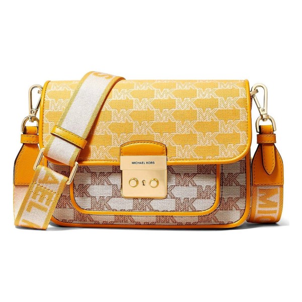 Γυναικεία Τσάντα Michael Kors 35T2GS9M2J-BUTTER-MULTI Κίτρινο 22 x 18 x 6 cm